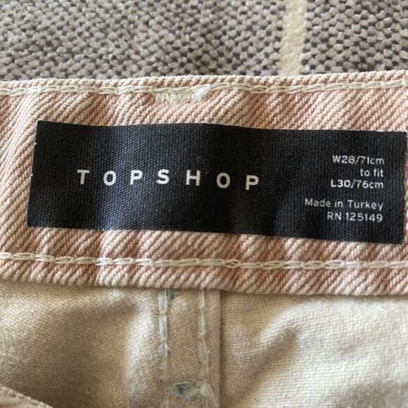 Topshop High Rise tapered Jeans 28 - Picture 8 of 8